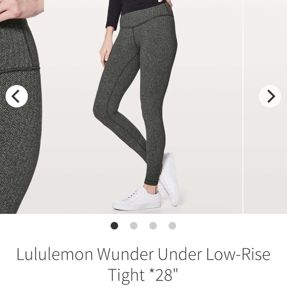 lululemon athletica Pants - Lululemon Wunder Under low rise tight 28”
